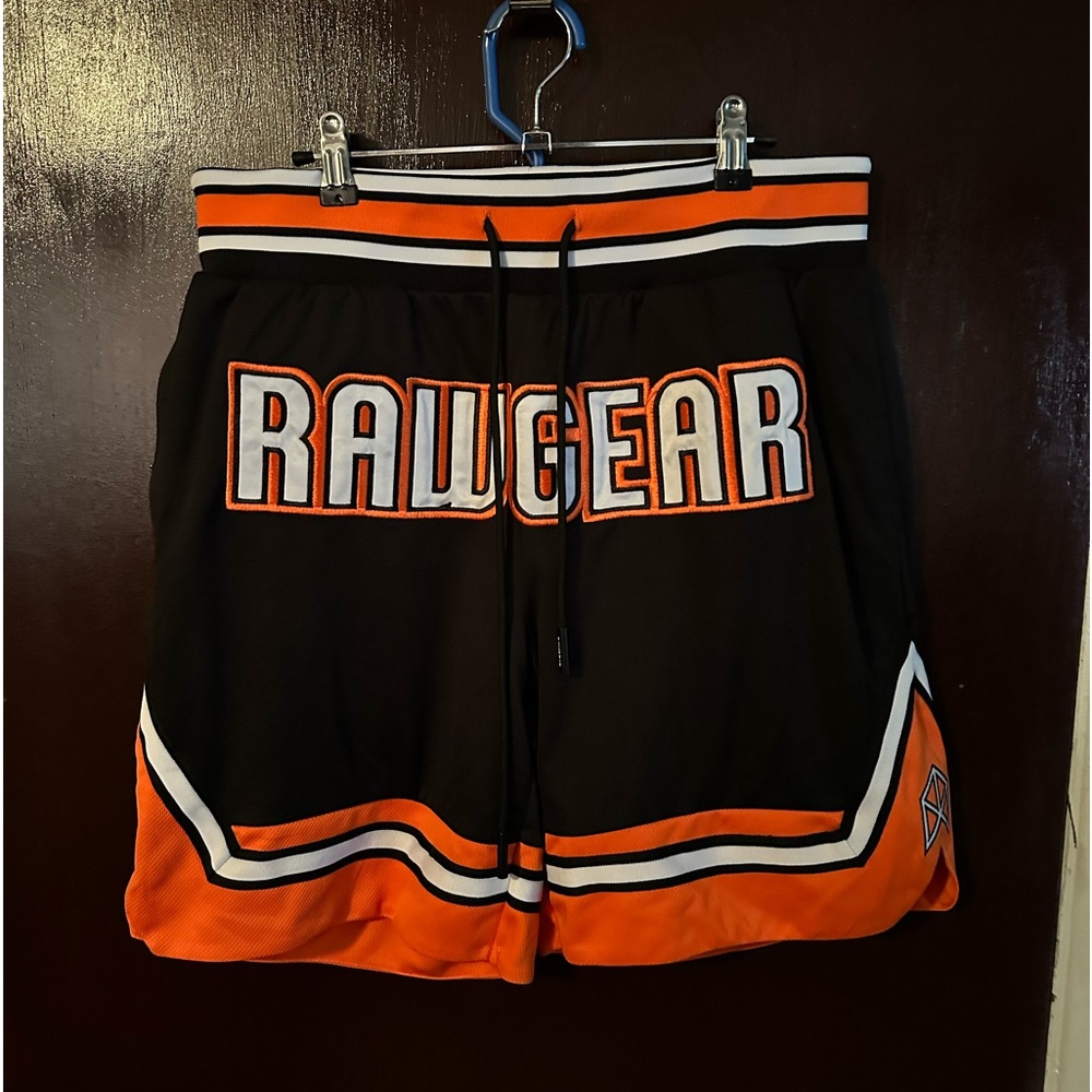 Rawgear Front Embroidery Basketball Shorts